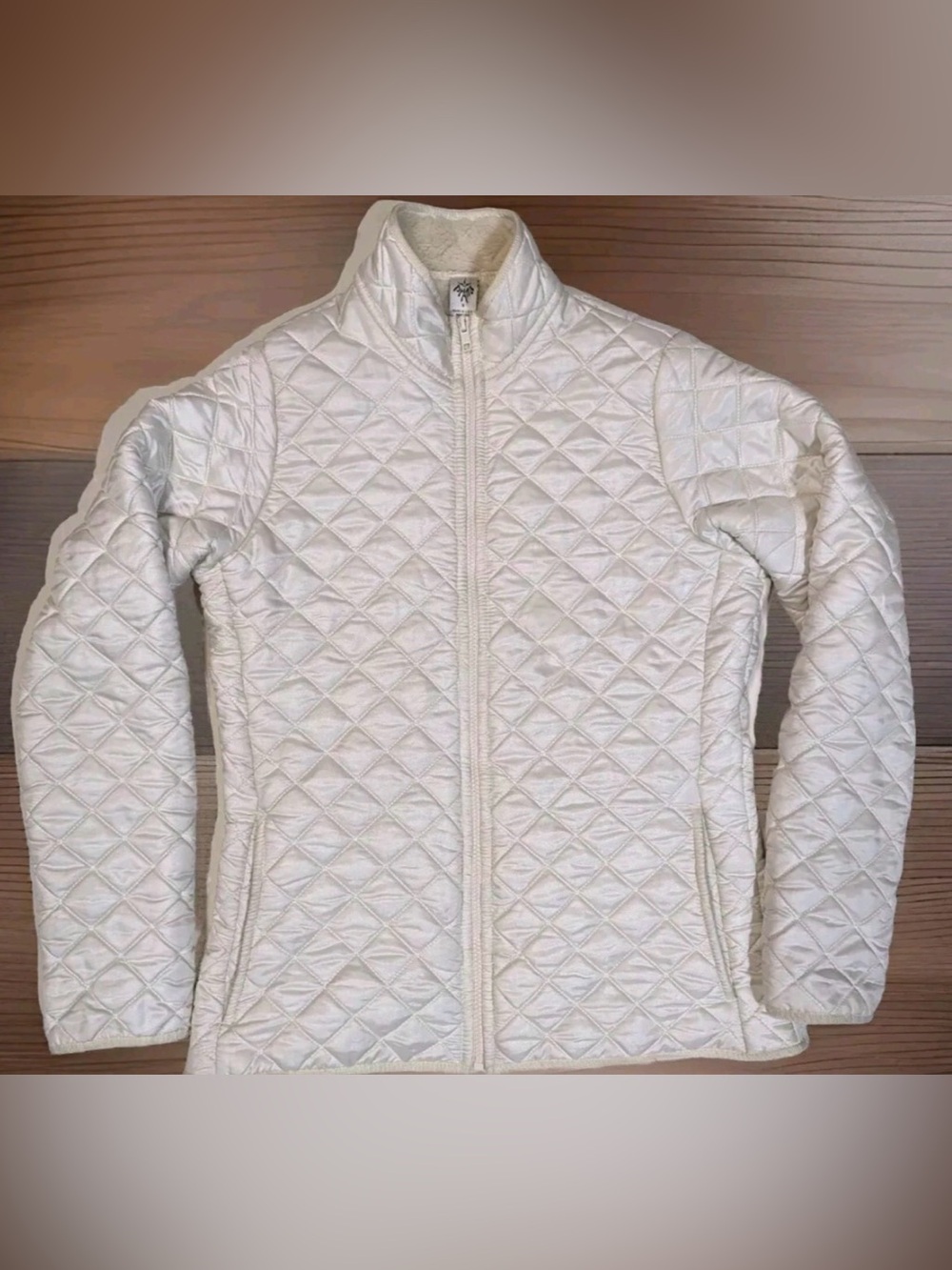 Prana quilted sherpa lined puffer jacket
